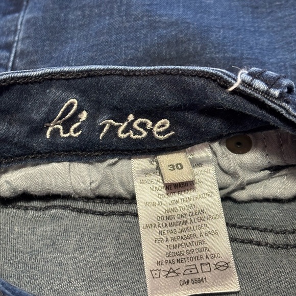 Harlow High Rise Dark Wash Skinny Jeans - Picture 6 of 6